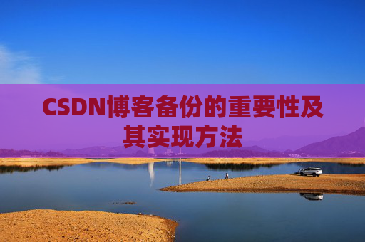 CSDN博客备份的重要性及其实现方法